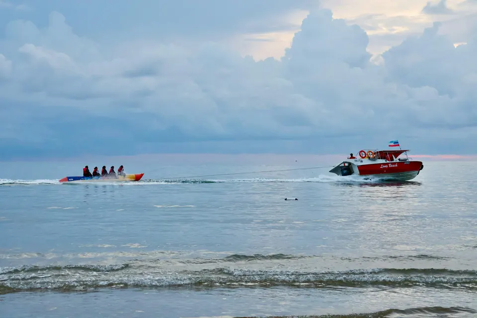 Banana Ride at Murudeshwar Beach, Murudeshwar